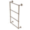 Allied Brass Prestige Skyline Collection 4 Tier 36 Inch Ladder Towel Bar with Groovy Detail P1000-28G-36-PEW