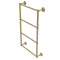 Allied Brass Prestige Skyline Collection 4 Tier 36 Inch Ladder Towel Bar with Groovy Detail P1000-28G-36-SBR