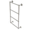 Allied Brass Prestige Skyline Collection 4 Tier 36 Inch Ladder Towel Bar with Groovy Detail P1000-28G-36-SN