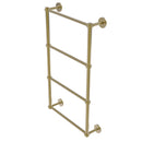 Allied Brass Prestige Skyline Collection 4 Tier 36 Inch Ladder Towel Bar with Groovy Detail P1000-28G-36-UNL
