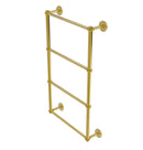 Allied Brass Prestige Skyline Collection 4 Tier 36 Inch Ladder Towel Bar with Twisted Detail P1000-28T-36-PB