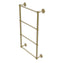 Allied Brass Prestige Skyline Collection 4 Tier 36 Inch Ladder Towel Bar with Twisted Detail P1000-28T-36-SBR