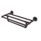 Allied Brass Pipeline Collection 18 Inch Wall Mounted Towel Shelf with Towel Bar P-240-18-TSTB-ABZ
