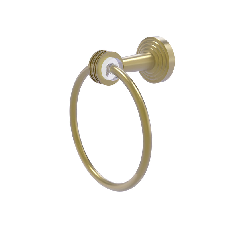 Allied Brass Pacific Beach Collection Towel Ring with Dotted Accents PB-16D-SBR