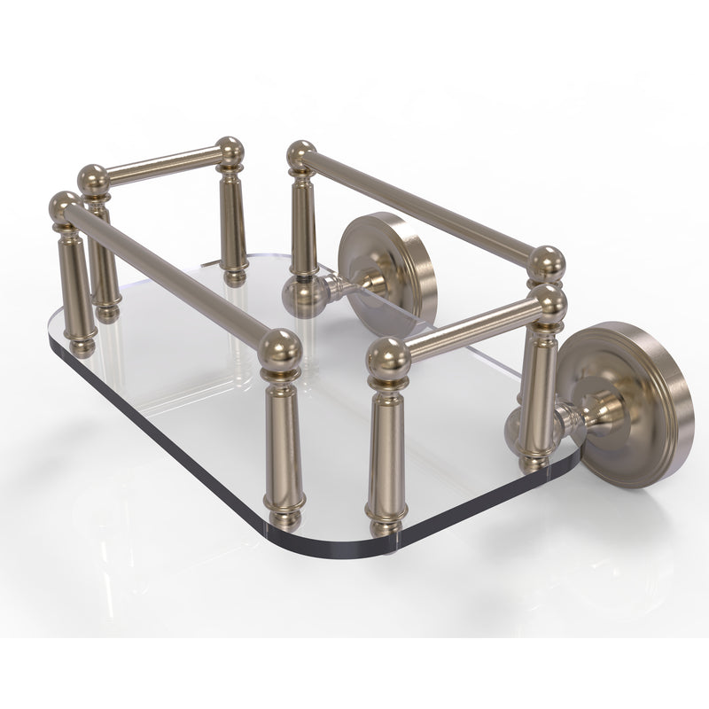 Allied Brass Prestige Regal Collection Wall Mounted Glass Guest Towel Tray PR-GT-5-PEW