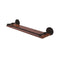 Allied Brass Que New Collection 22 Inch Solid IPE Ironwood Shelf with Gallery Rail QN-1-22-GAL-IRW-ORB