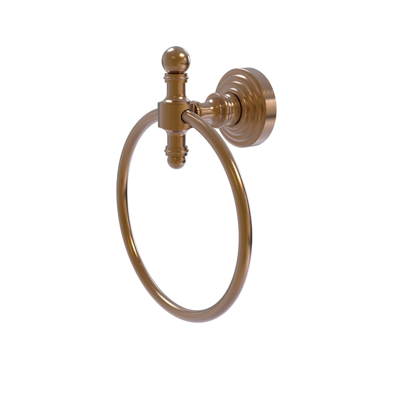 Allied Brass Retro Wave Collection Towel Ring RW-16-BBR
