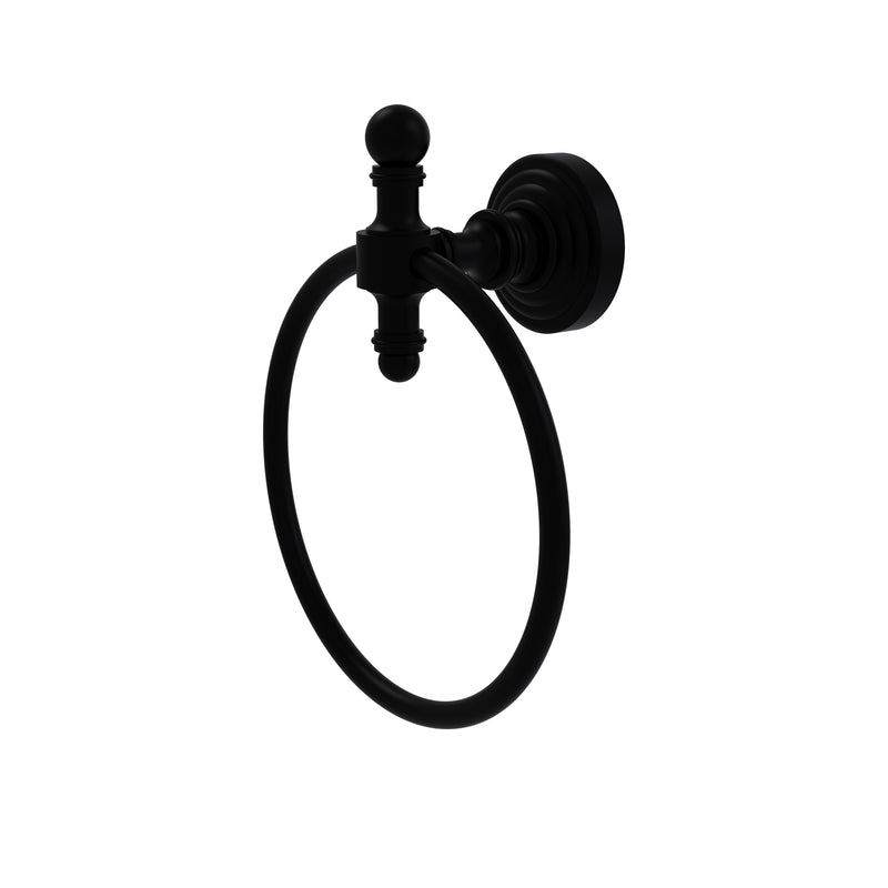 Allied Brass Retro Wave Collection Towel Ring RW-16-BKM