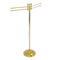 Allied Brass Towel Stand with 4 Pivoting Swing Arms RWM-8-PB