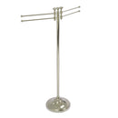 Allied Brass Towel Stand with 4 Pivoting Swing Arms RWM-8-PNI