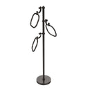 Allied Brass Towel Stand with 9 Inch Oval Towel Rings TS-83-ORB