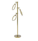 Allied Brass Towel Stand with 9 Inch Oval Towel Rings TS-83-UNL