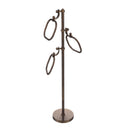 Allied Brass Towel Stand with 9 Inch Oval Towel Rings TS-83-VB