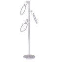 Allied Brass Towel Stand with 9 Inch Oval Towel Rings TS-83D-SCH