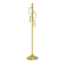 Allied Brass Floor Standing 4 Towel Ring Stand TS-D1-PB