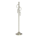 Allied Brass Floor Standing 4 Towel Ring Stand TS-D1-PNI