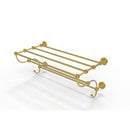 Allied Brass Waverly Place Collection 24 Inch Train Rack Towel Shelf WP-HTL-24-5-PB