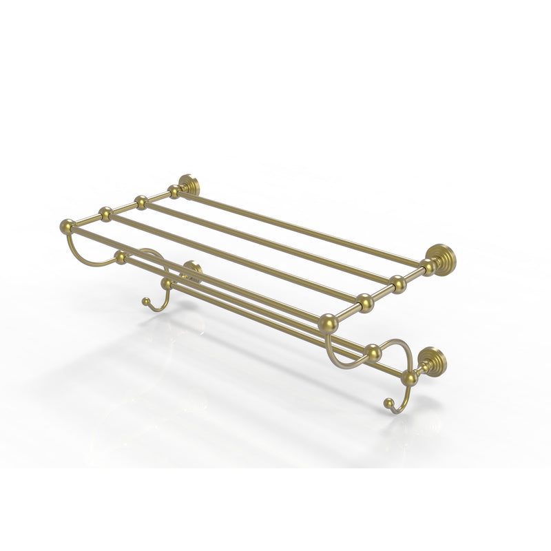 Allied Brass Waverly Place Collection 24 Inch Train Rack Towel Shelf WP-HTL-24-5-SBR