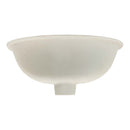 LessCare Bisque Ceramic Undermount Vanity Sink LV1512B