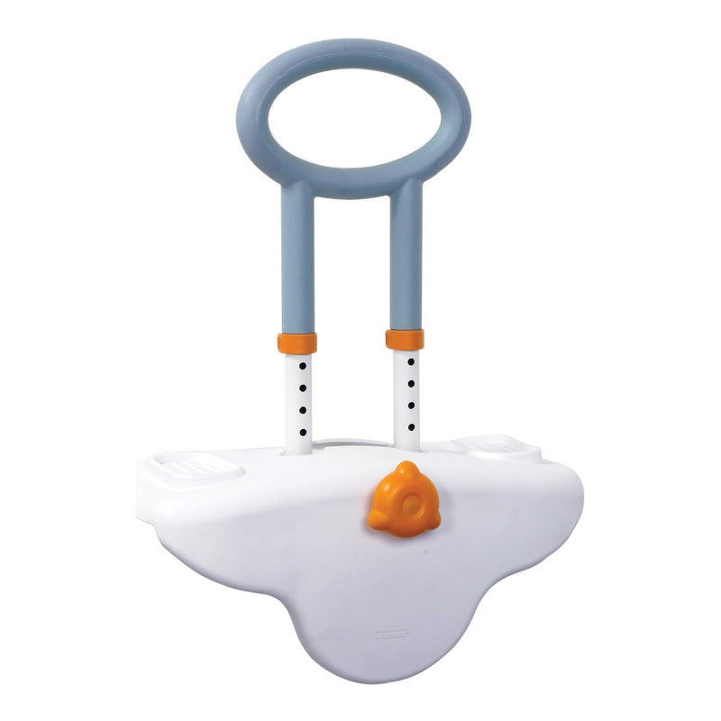 Drive Medical Michael Graves Clamp On Height Adjustable Tub Rail with Soft Cover Soap and Shampoo Dish mg12050sc