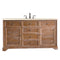 James Martin Savannah 60" Single Vanity Cabinet Driftwood with 3 cm Eternal Marfil Quartz Top 238-104-5311-3EMR
