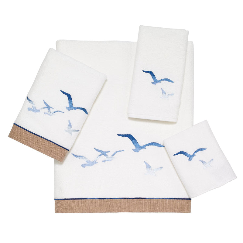 Avanti Towels Seagulls 4 Pc Towel Set Alexa 038776 WHT