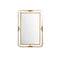 James Martin South Beach 30" Mirror Polished Gold and Lucite 994-M30-PG-LU