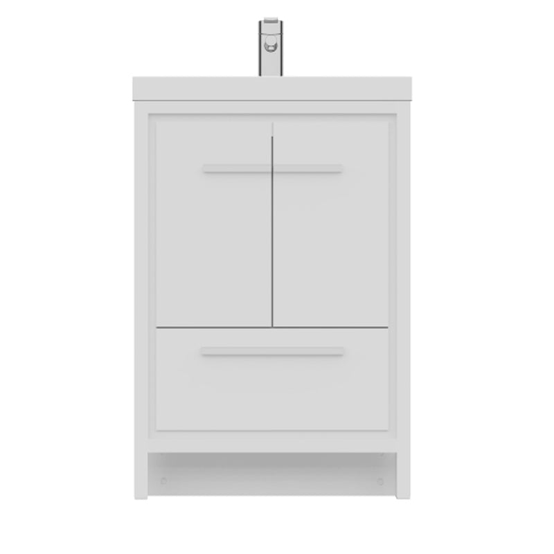 Alya Bath Sortino 24" Modern Bathroom Vanity White AB-MD624-W