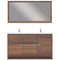 Alya Bath Sortino 60 Double" Modern Bathroom Vanity Rosewood AB-MD660D-RW