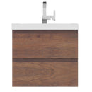 Alya Bath Paterno 24" Modern Wall Mounted Bathroom Vanity Rosewood AB-MOF24-RW