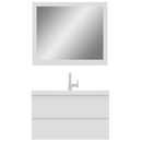 Alya Bath Paterno 36" Modern Wall Mounted Bathroom Vanity White AB-MOF36-W