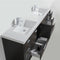 Alma Vanity Allier 84" Gray-Oak Vanity with Integrated Countertop with Sink