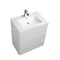 Alma Vanity Edison 30" Gloss White Modern Bathroom Vanity with 3 Drawers and Acrylic Sink