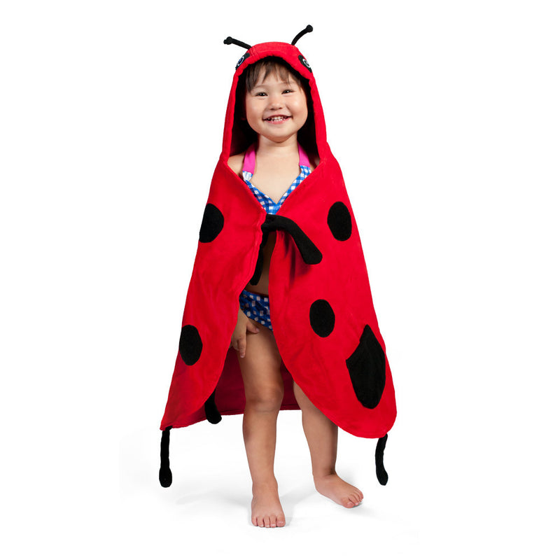 Kidorable Ladybug Towel Girl