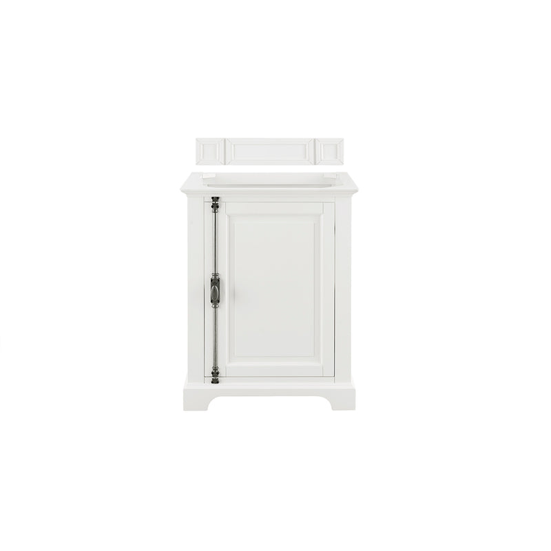 James Martin Providence 26" Single Vanity Cabinet Bright White 238-105-V26-BW