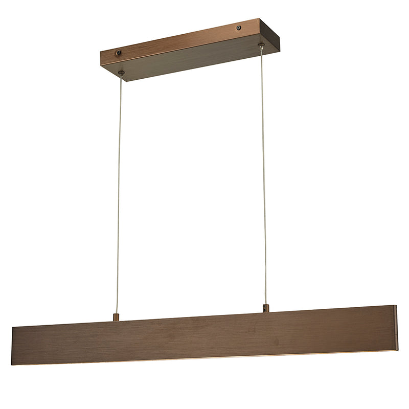 Abra Lighting 47" Cable Suspended LED Pendant with Up-Down Light 10096PN-BB