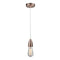 Bare Bulb Mini Pendant shown in the Antique Copper finish