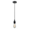 Bare Bulb Mini Pendant shown in the Matte Black finish