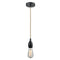 Bare Bulb Mini Pendant shown in the Matte Black finish