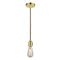 Bare Bulb Mini Pendant shown in the Gold finish