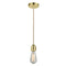 Bare Bulb Mini Pendant shown in the Gold finish