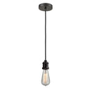 Bare Bulb Mini Pendant shown in the Oil Rubbed Bronze finish