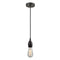 Bare Bulb Mini Pendant shown in the Oil Rubbed Bronze finish