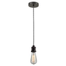 Bare Bulb Mini Pendant shown in the Oil Rubbed Bronze finish