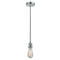 Bare Bulb Mini Pendant shown in the Polished Chrome finish