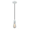 Bare Bulb Mini Pendant shown in the White finish