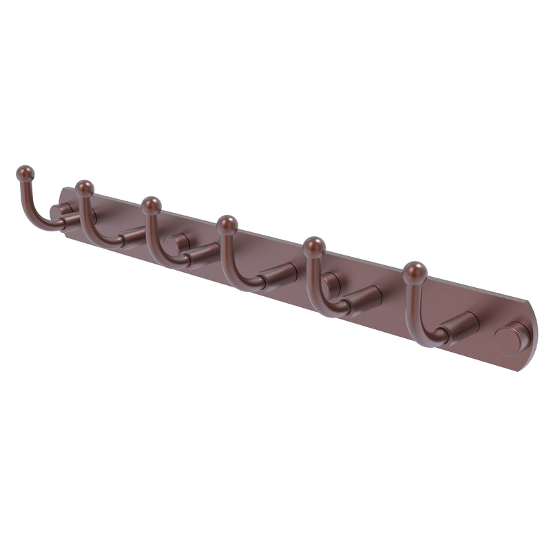 Allied Brass Skyline Collection 6 Position Tie and Belt Rack 1020-6-CA