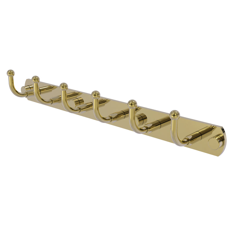 Allied Brass Skyline Collection 6 Position Tie and Belt Rack 1020-6-UNL