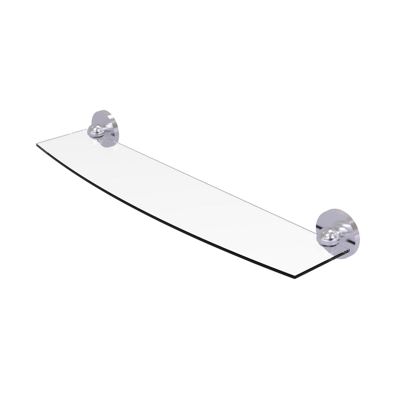 Allied Brass Skyline Collection 24 Inch Glass Shelf 1033-24-SCH