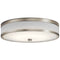 Kichler Pira 15" LED Flush Mount Brushed Nickel 11303NILED